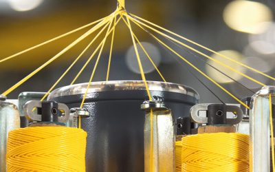 Een nieuwe machine bij Dutron.